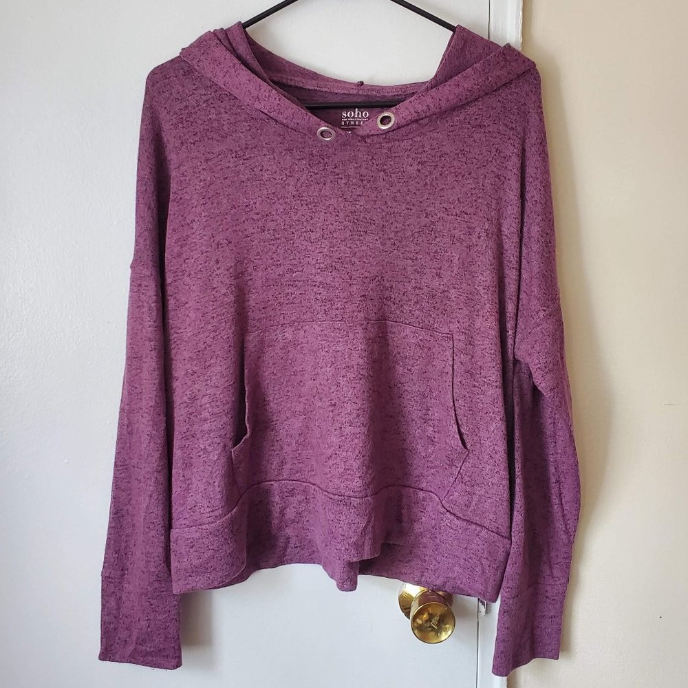 New York & Company Purple Hoodie